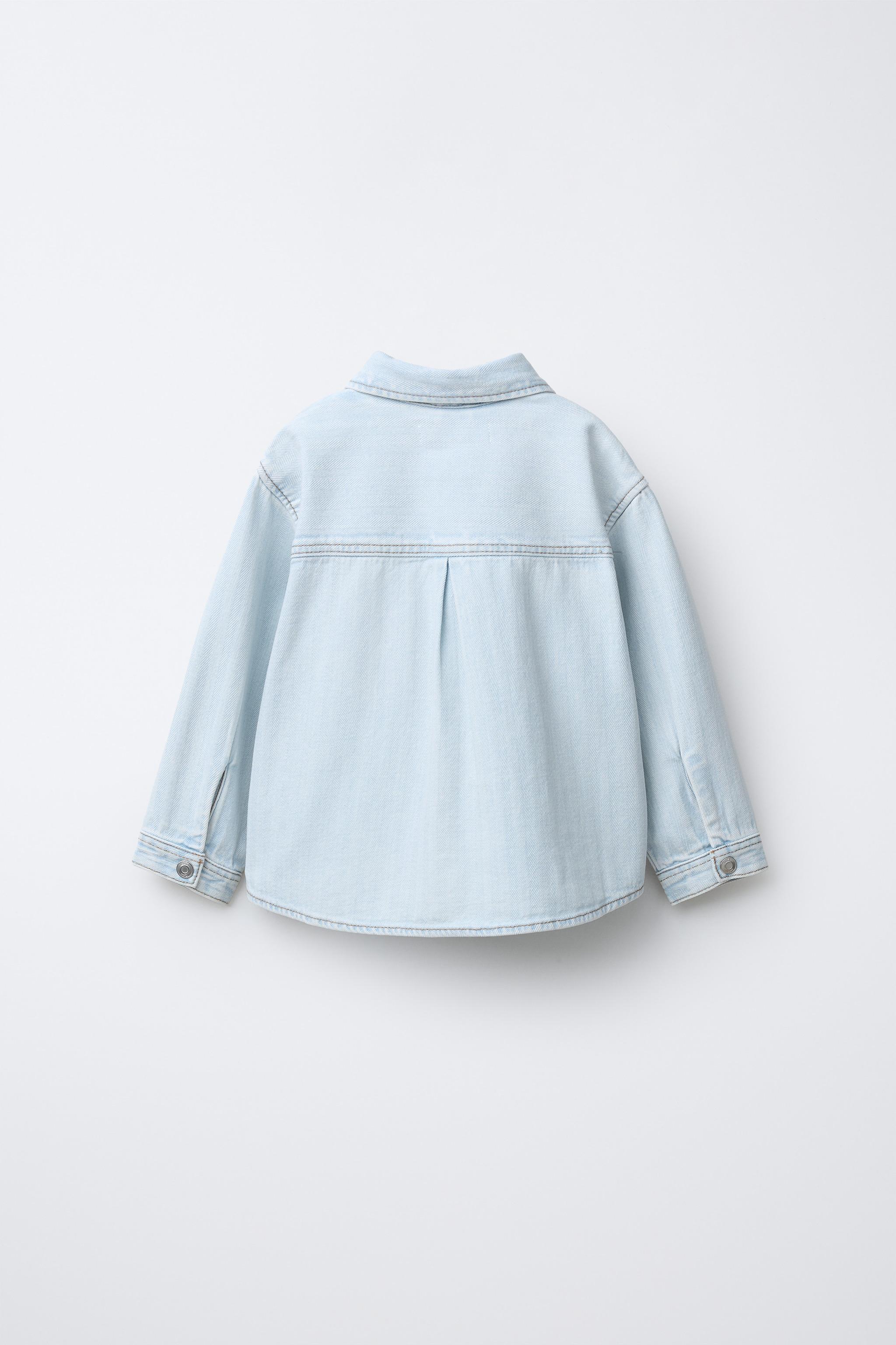HERRINGBONE DENIM OVERSHIRT